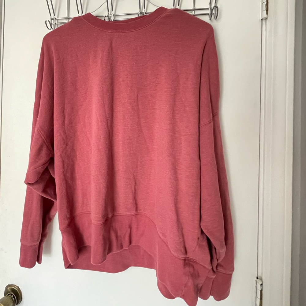 American Eagle Super Soft Dark Coral Sweatshirt // Size XL